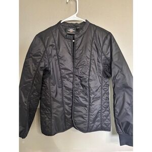 Harley-Davidson Quilted Thermal Liner Jacket Women's Medium Black NEW 97011-20VW